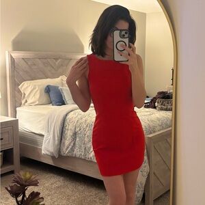 Express NWT Vibrant Red Sleeveless Mini Dress - XS